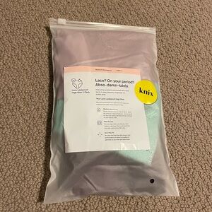 Knix new leakproof 3 pack high rise size L